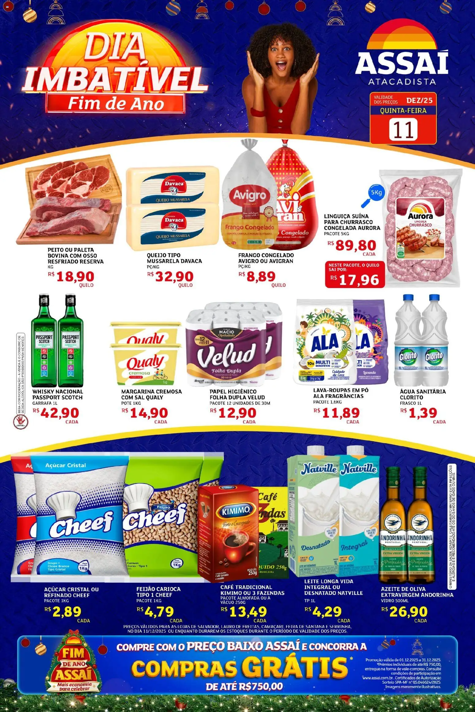Pré-Visualização do folheto "Encarte - BA" da loja Assaí Atacadista válido a partir de 26/12/2025