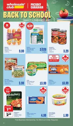 Preview of leaflet Back to School from shop Wholesale Club is valid from Aug 21, 2025