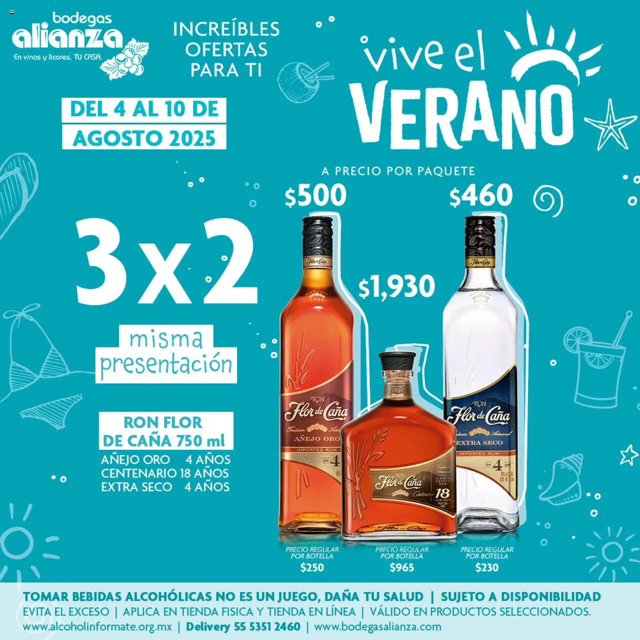 Catálogo Vive El Verano Bodegas Alianza y sus promociones válidas desde el 04/08/2025 - Número de página 1