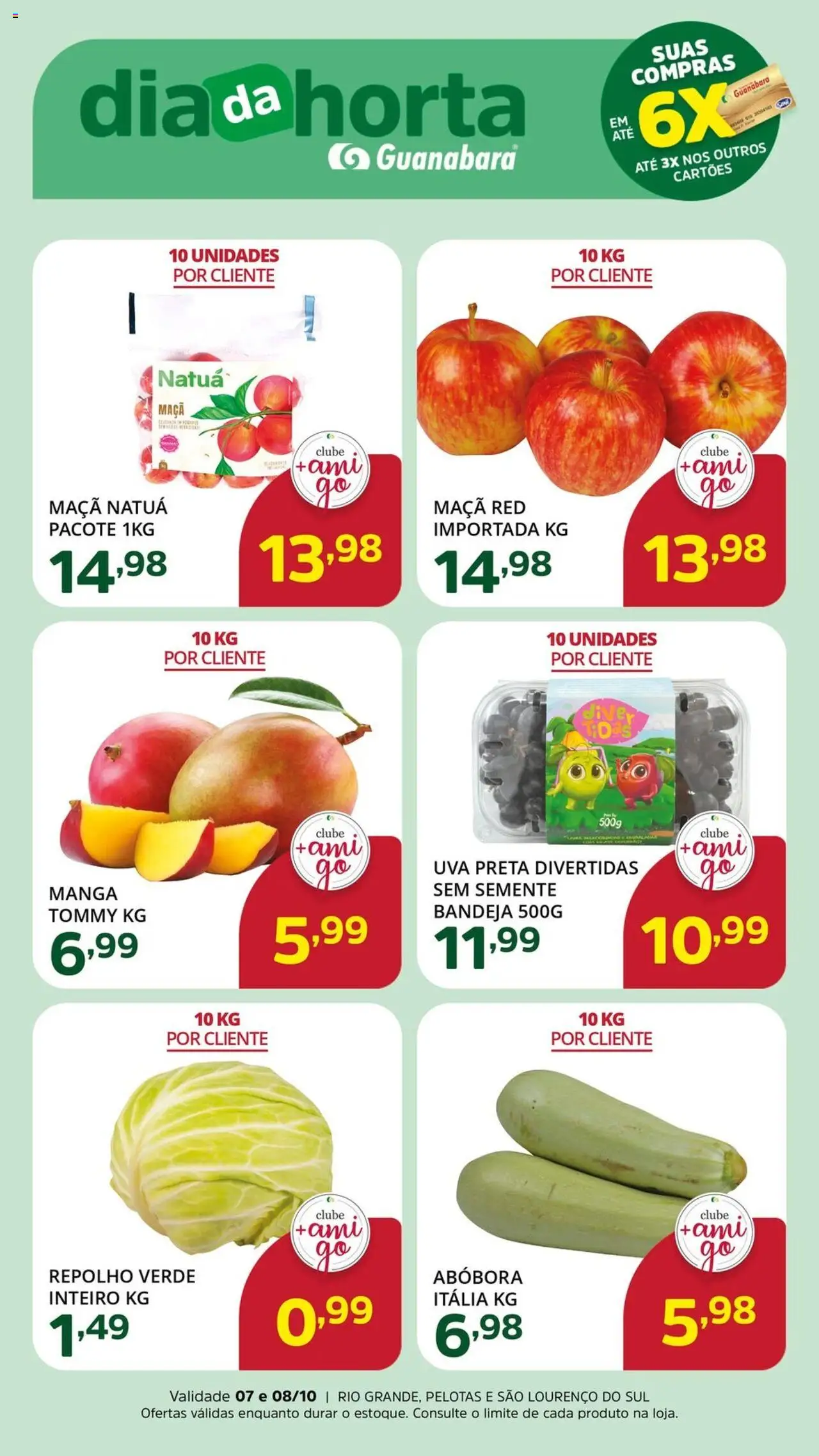 Supermercado Guanabara folheto "Ofertas da semana" válido a partir de 07/10/2025 - número de página 1