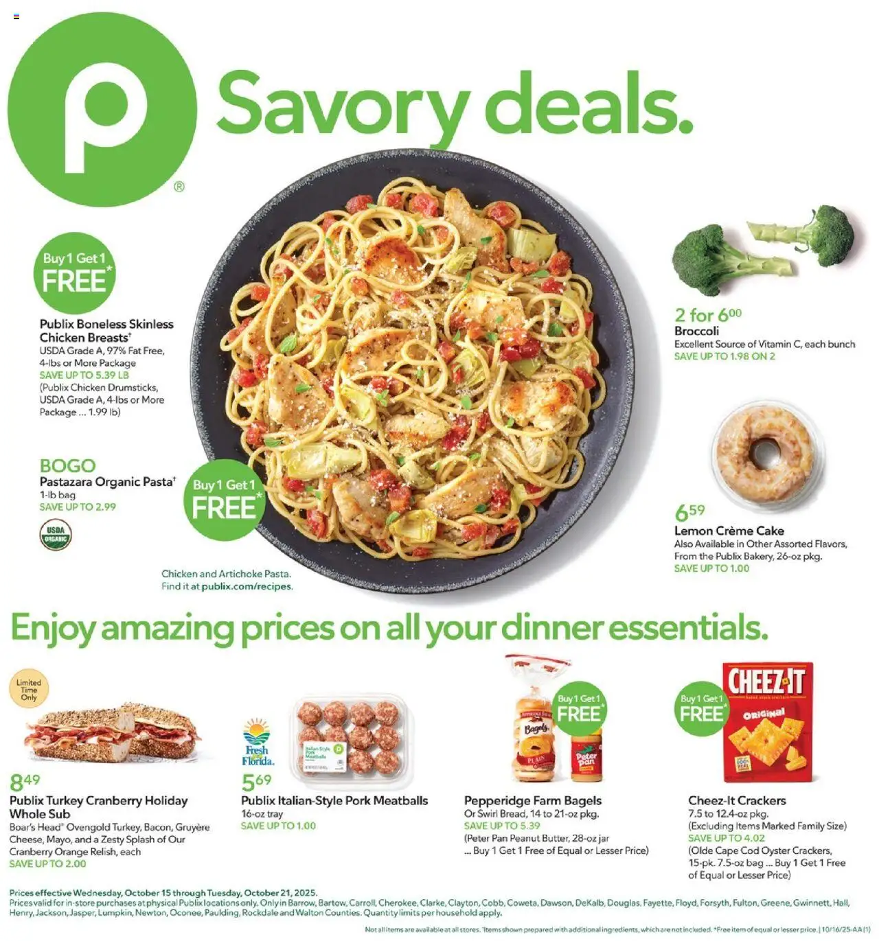Publix Weekly ad from (10/15/2025) - Ad this week, Flyer - Page number 1