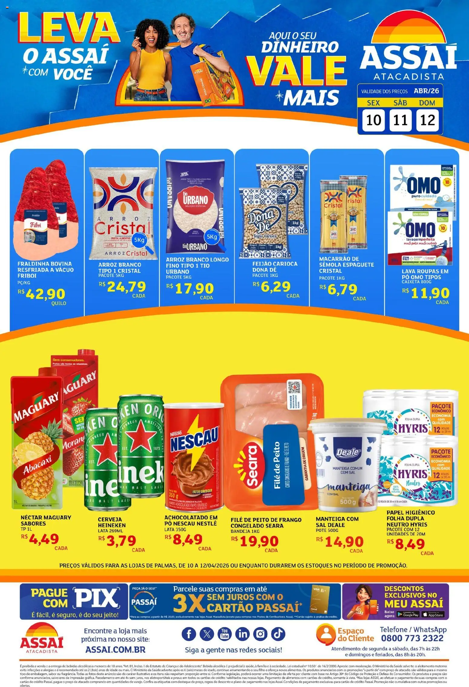 Pré-Visualização do folheto "Assaí Atacadista ofertas - TO" da loja Assaí Atacadista válido a partir de 10/04/2026