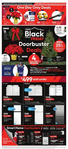 Ad Preview of Lowe's Black Friday from 11/27/2025