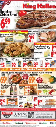 Ad Preview of King Kullen Weekly Ad from 10/16/2025