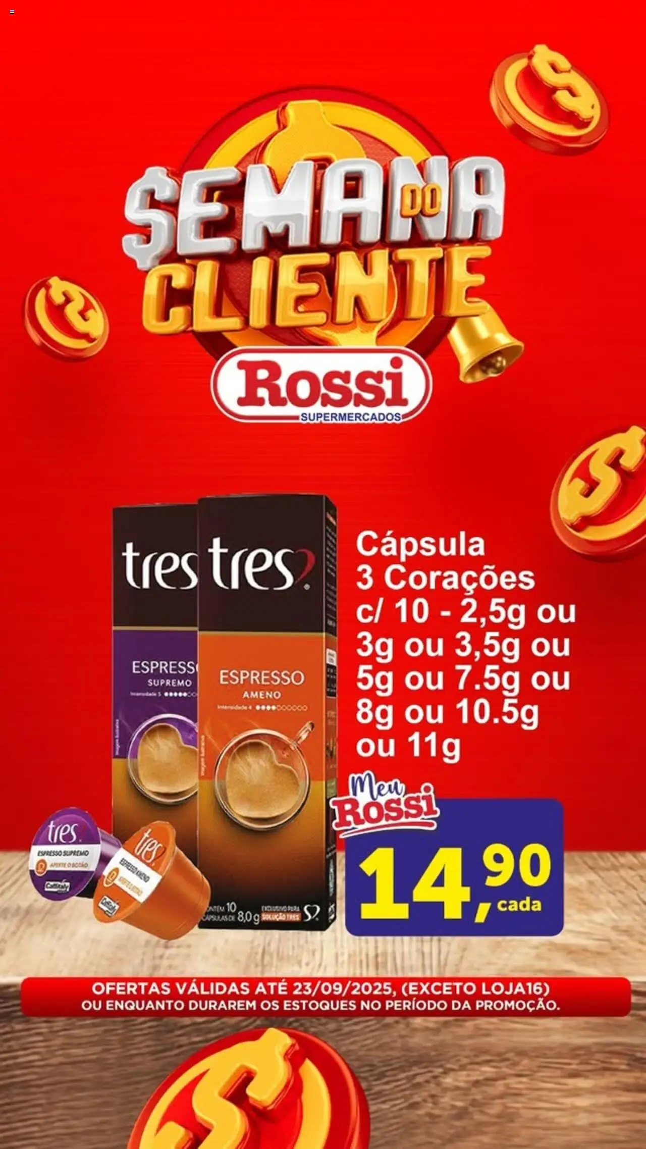 Rossi Supermercados folheto "Ofertas da semana" válido a partir de 21/09/2025 - número de página 1