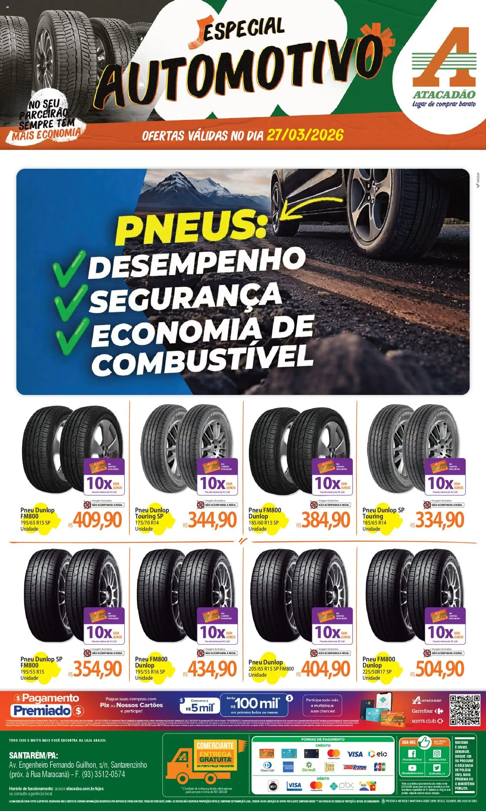 Pré-Visualização do folheto "Atacadão ofertas - PA" da loja Atacadão válido a partir de 27/03/2026