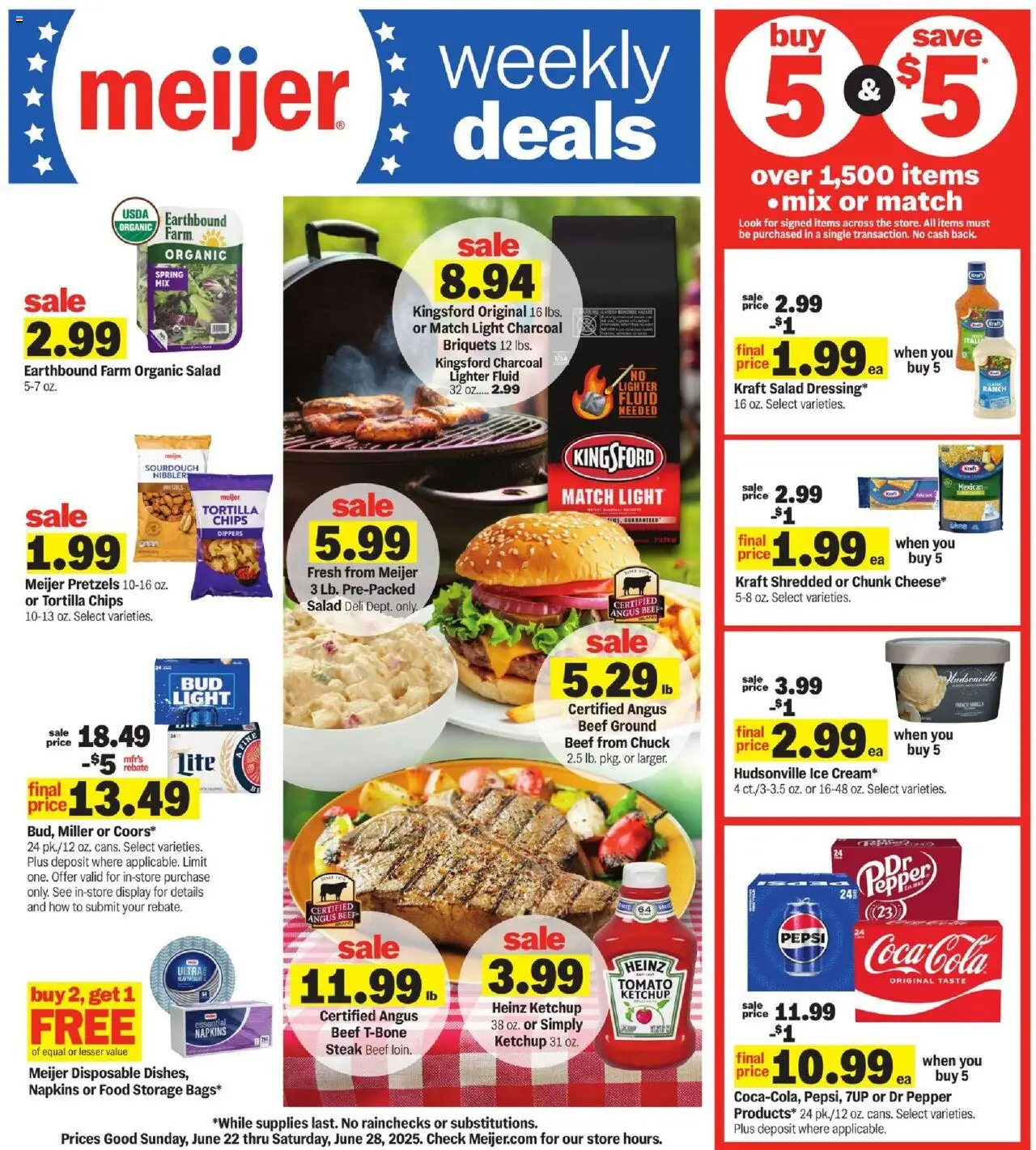 MEIJER AD from 06/22/2025 - Weekly Ad - PREVIEW - Page number 1