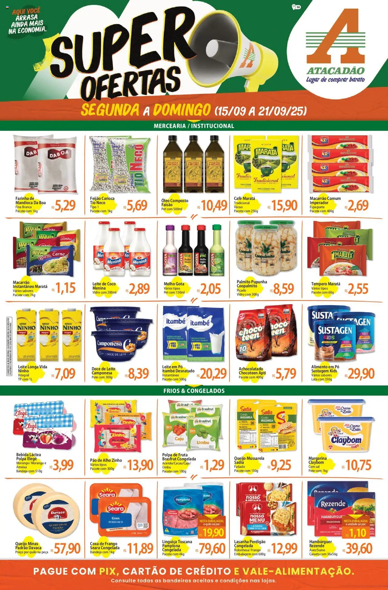 Atacadão folheto "Ofertas - BA" válido a partir de 15/09/2025 - número de página 1