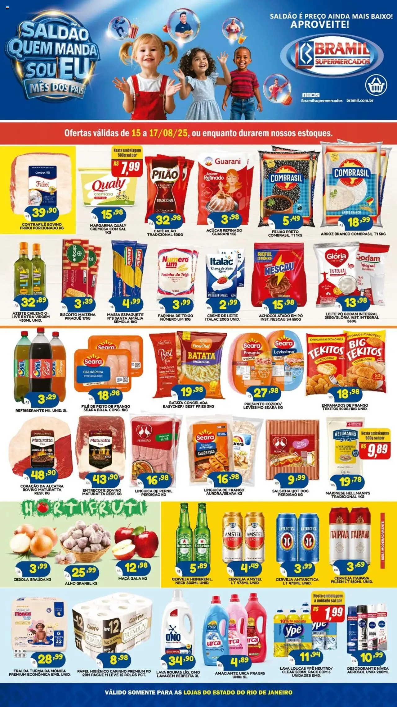 Bramil Supermercados folheto "Ofertas da semana" válido a partir de 15/08/2025 - número de página 1