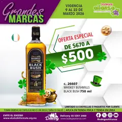 Vista previa las ofertas de la tienda Bodegas Alianza - Bodegas Alianza catálogo Grandes Marcas desde el 09/03/2026 
