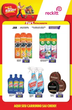 Pré-Visualização do folheto "Ofertas Reckitt" da loja Fort Atacadista válido a partir de 26/01/2026