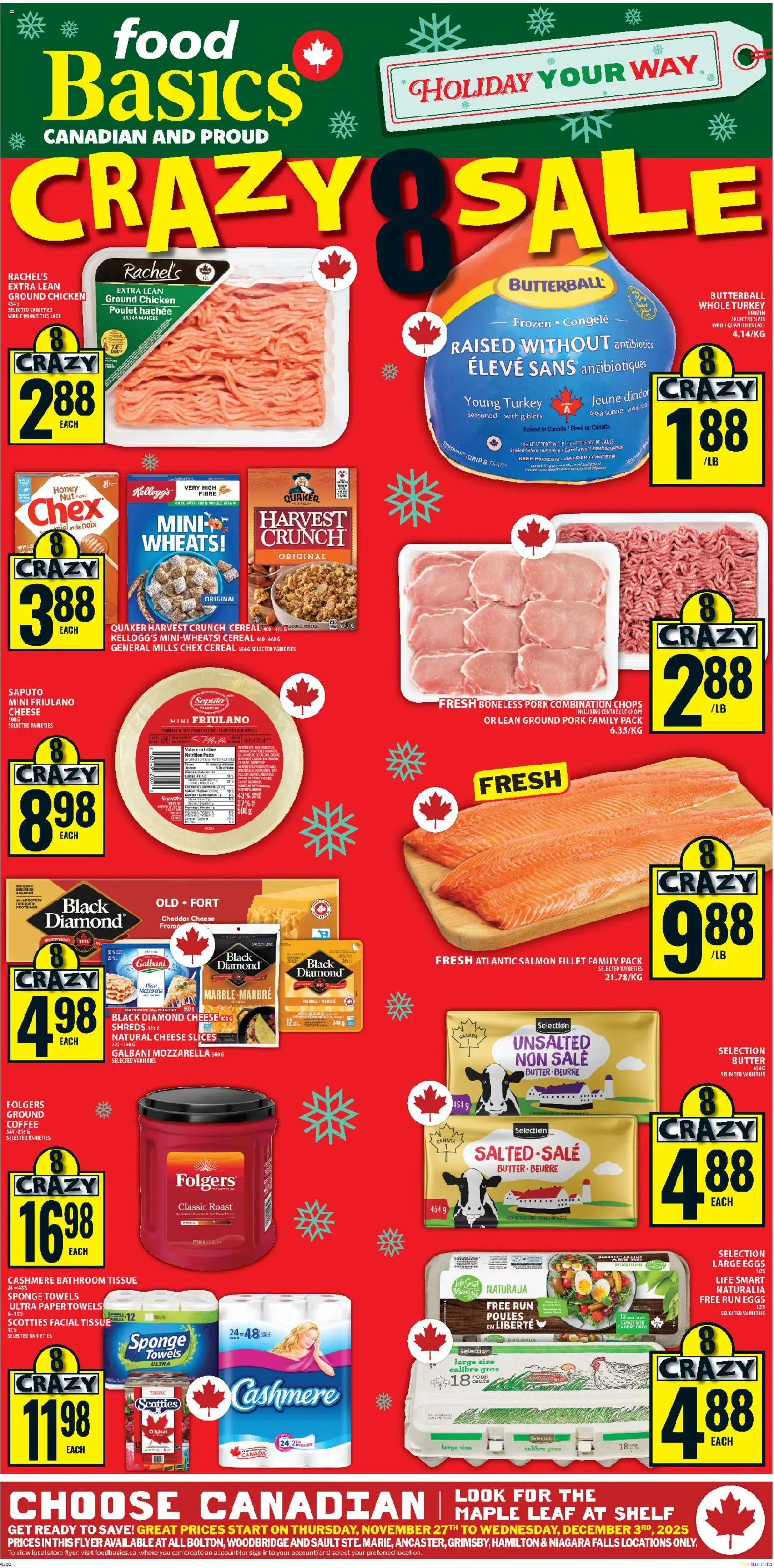 Preview of leaflet Ancaster from shop Food Basics is valid from Nov 27, 2025