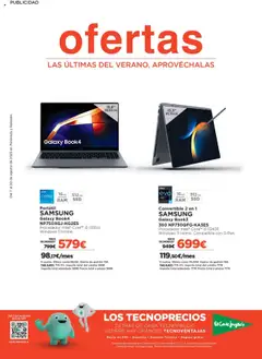 Vista previa las ofertas de la tienda El Corte Inglés - Catálogo Los Tecnoprecios desde el 07/08/2025 