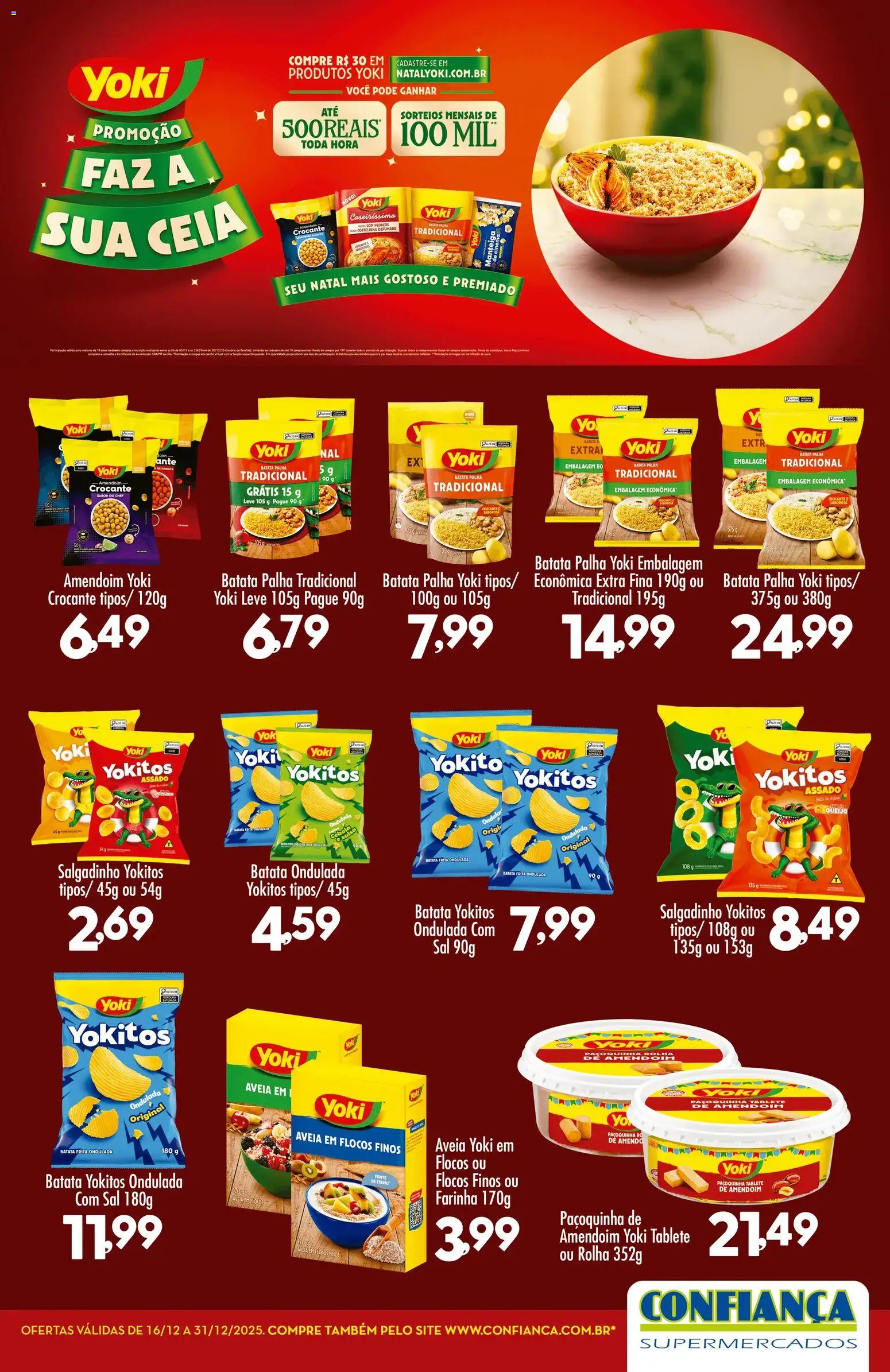 Pré-Visualização do folheto "Ofertas Yoki" da loja Confiança válido a partir de 16/12/2025