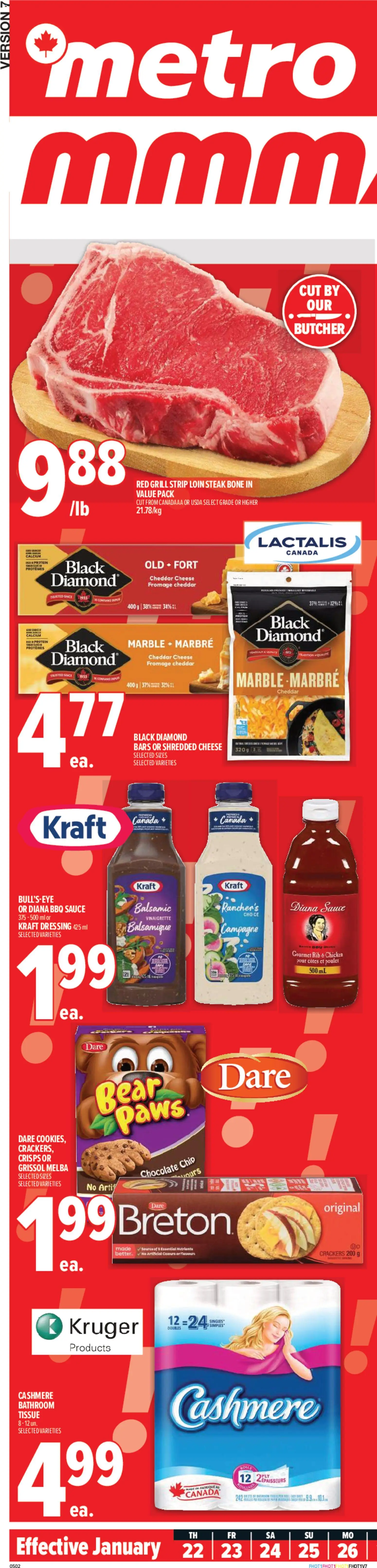 Preview of leaflet Québec from shop Metro is valid from Jan 22, 2026