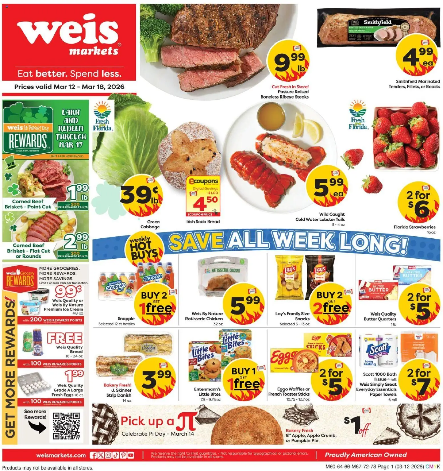 Ad Preview of Weis Weis Weekly Ad from 03/12/2026