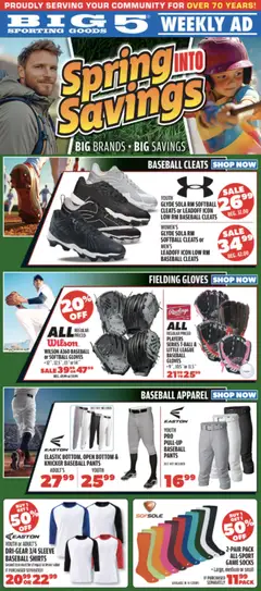 Ad Preview of Big 5 Sporting Goods Big 5 Sporting Goods Weekly Ad from 03/06/2026