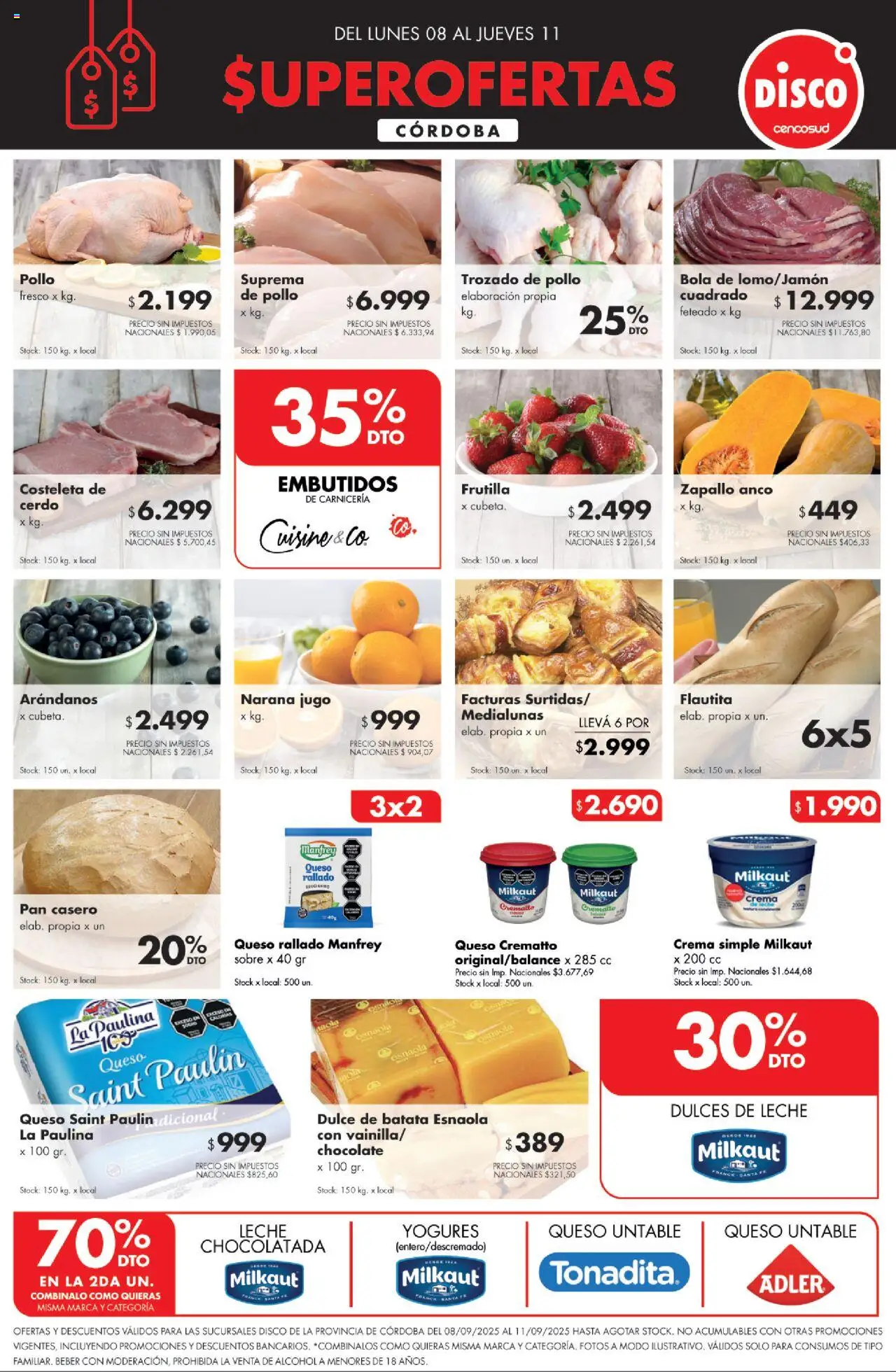Disco Ofertas del 08/09/2025 Online