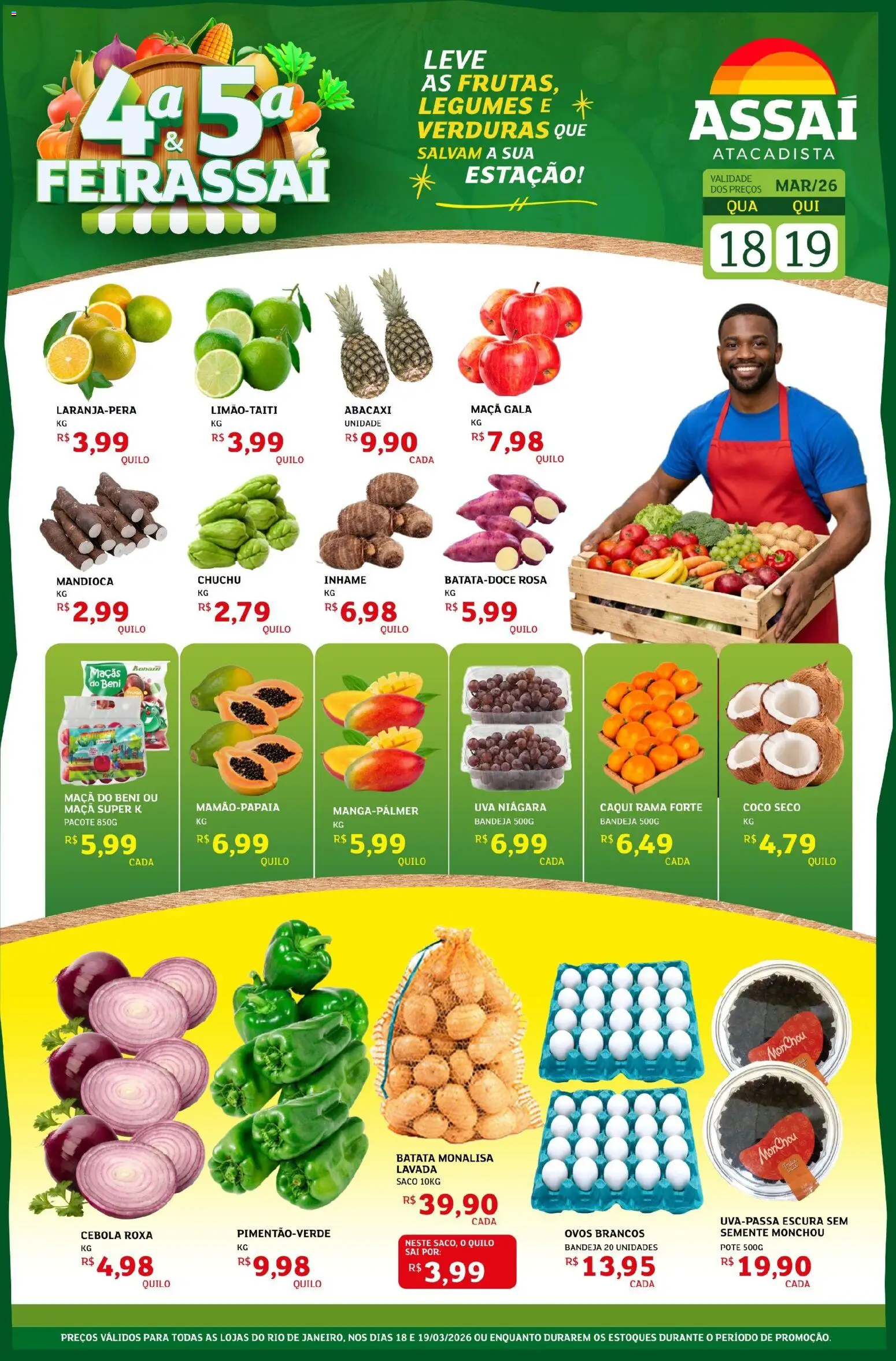Pré-Visualização do folheto "Assaí Atacadista ofertas - RJ" da loja Assaí Atacadista válido a partir de 18/03/2026