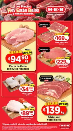 Vista previa las ofertas de la tienda H-E-B - Folleto desde el 02/09/2025 