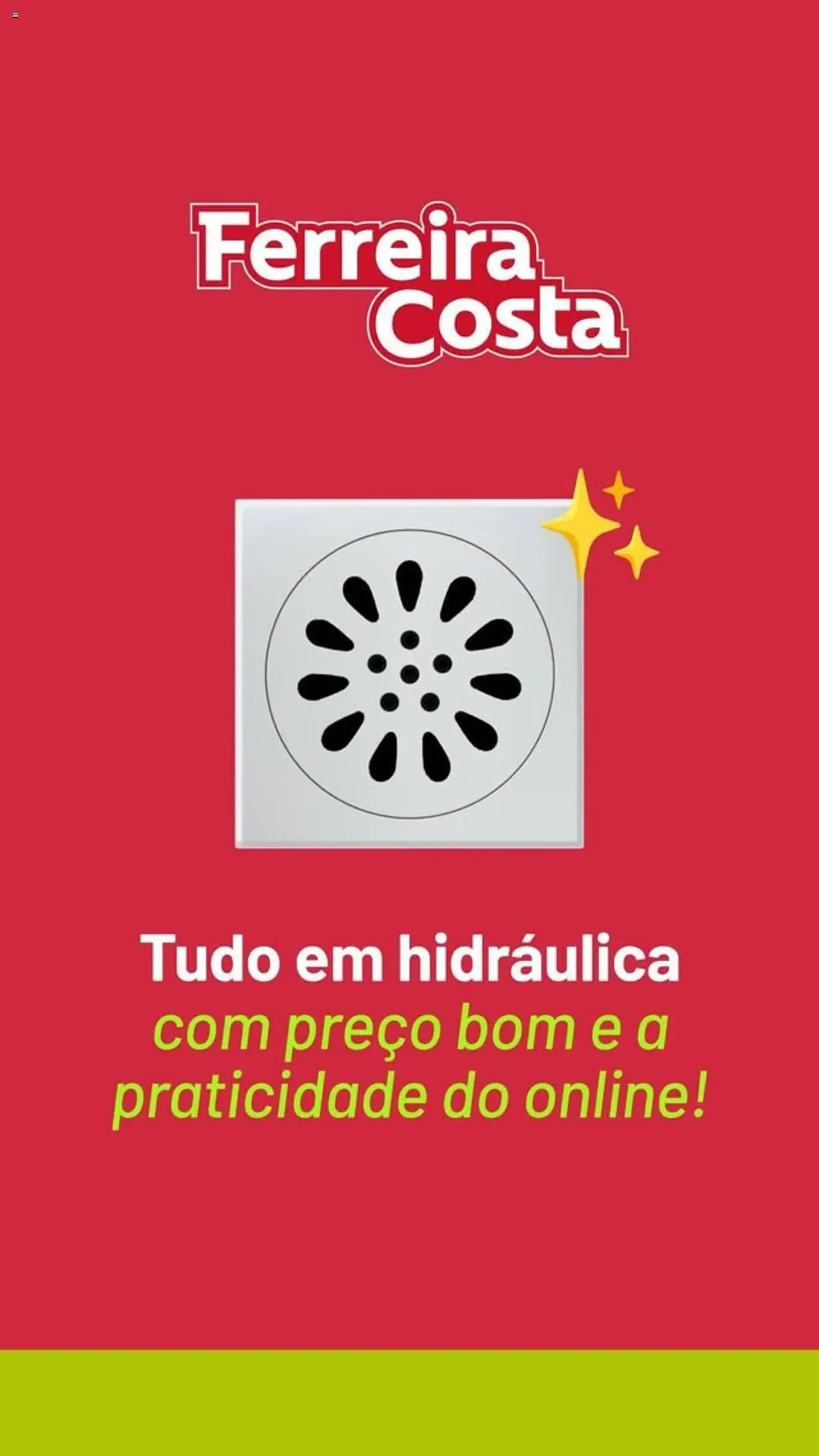 Ferreira Costa folheto "Ofertas hidráulica" válido a partir de 26/09/2025 - número de página 1