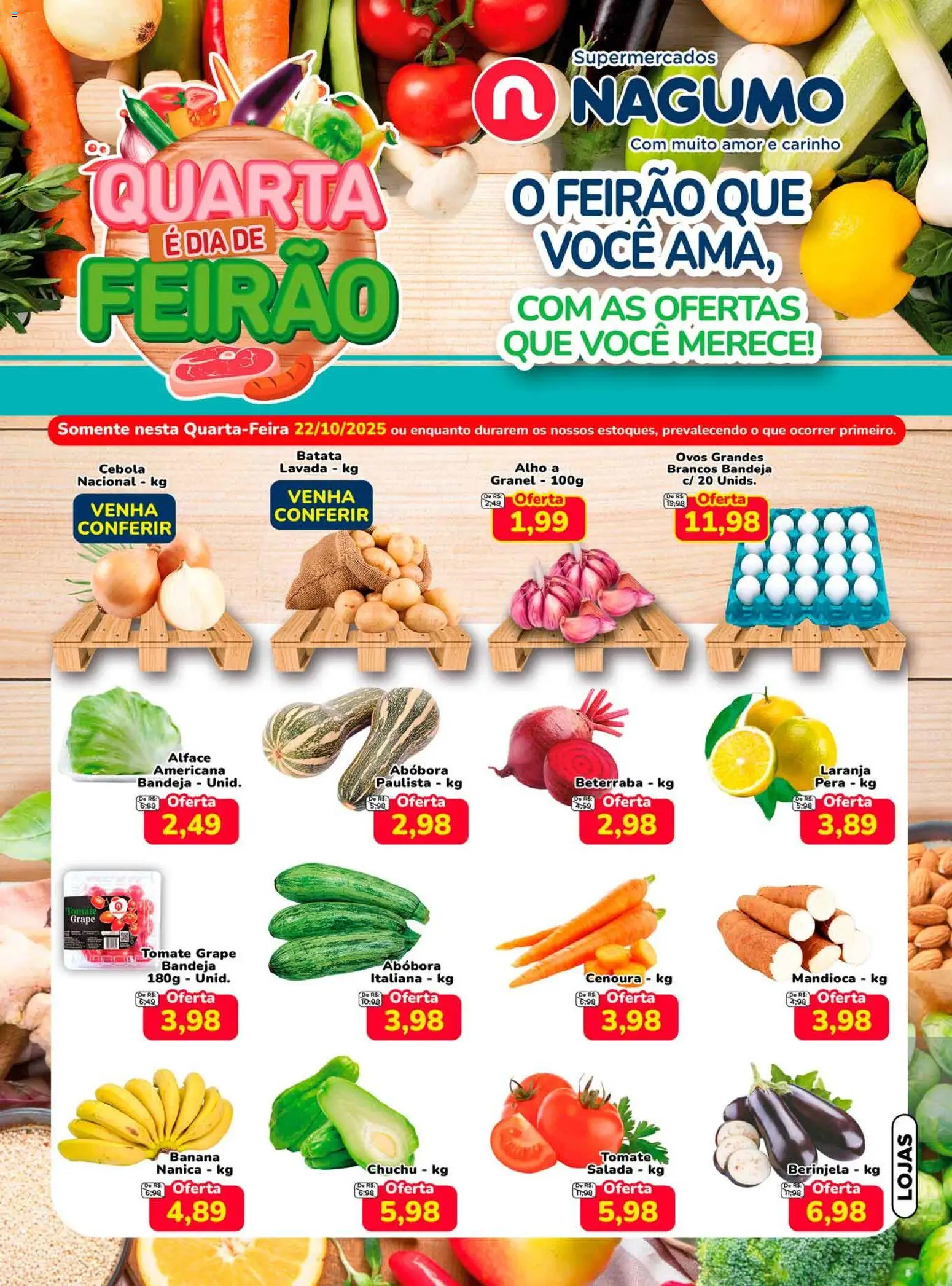 Nagumo folheto "Quarta do Feirão" válido a partir de 22/10/2025 - número de página 1
