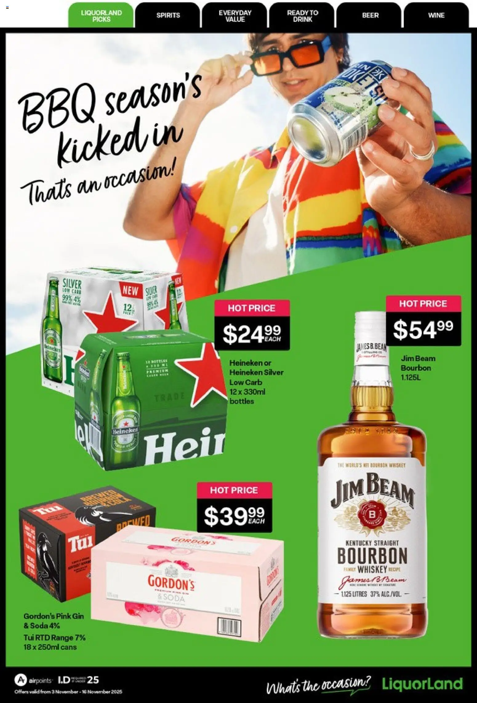 Preview of catalogue Catalogue from shop Liquorland valid 3 Nov 2025