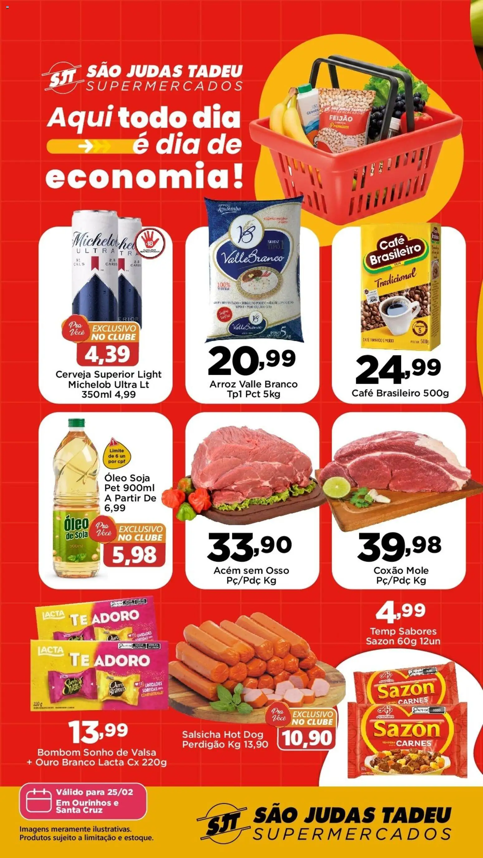 Pré-Visualização do folheto "Ofertas da semana" da loja São Judas Tadeu válido a partir de 25/02/2026