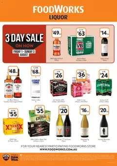 Preview of catalogue Liquor VIC from shop Foodworks valid 30/07/2025