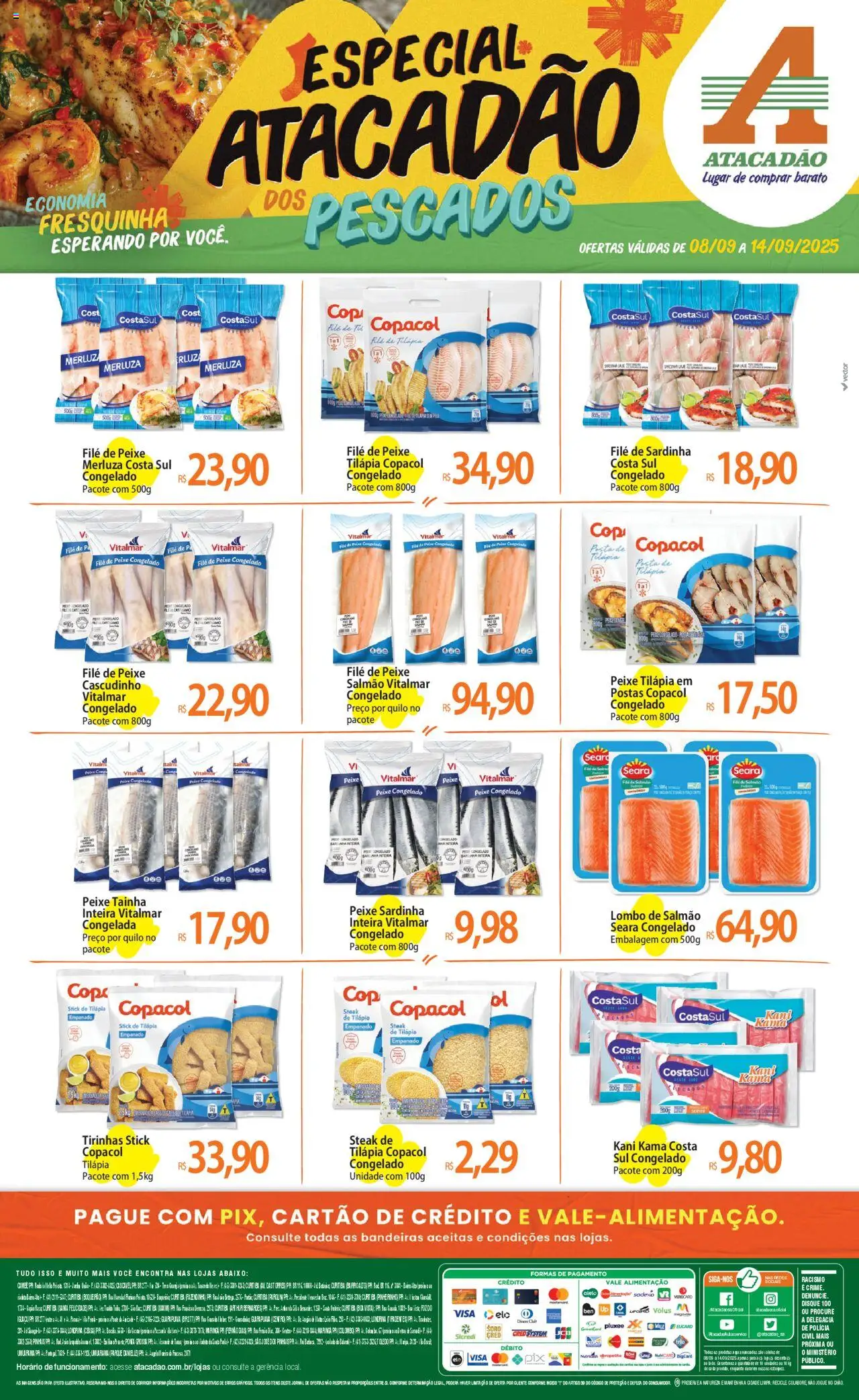 Atacadão folheto "Ofertas - PR" válido a partir de 08/09/2025 - número de página 1