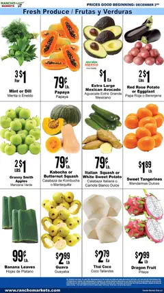 Ad Preview of Rancho Markets Weekly Ad from 12/02/2025 | Page: 3