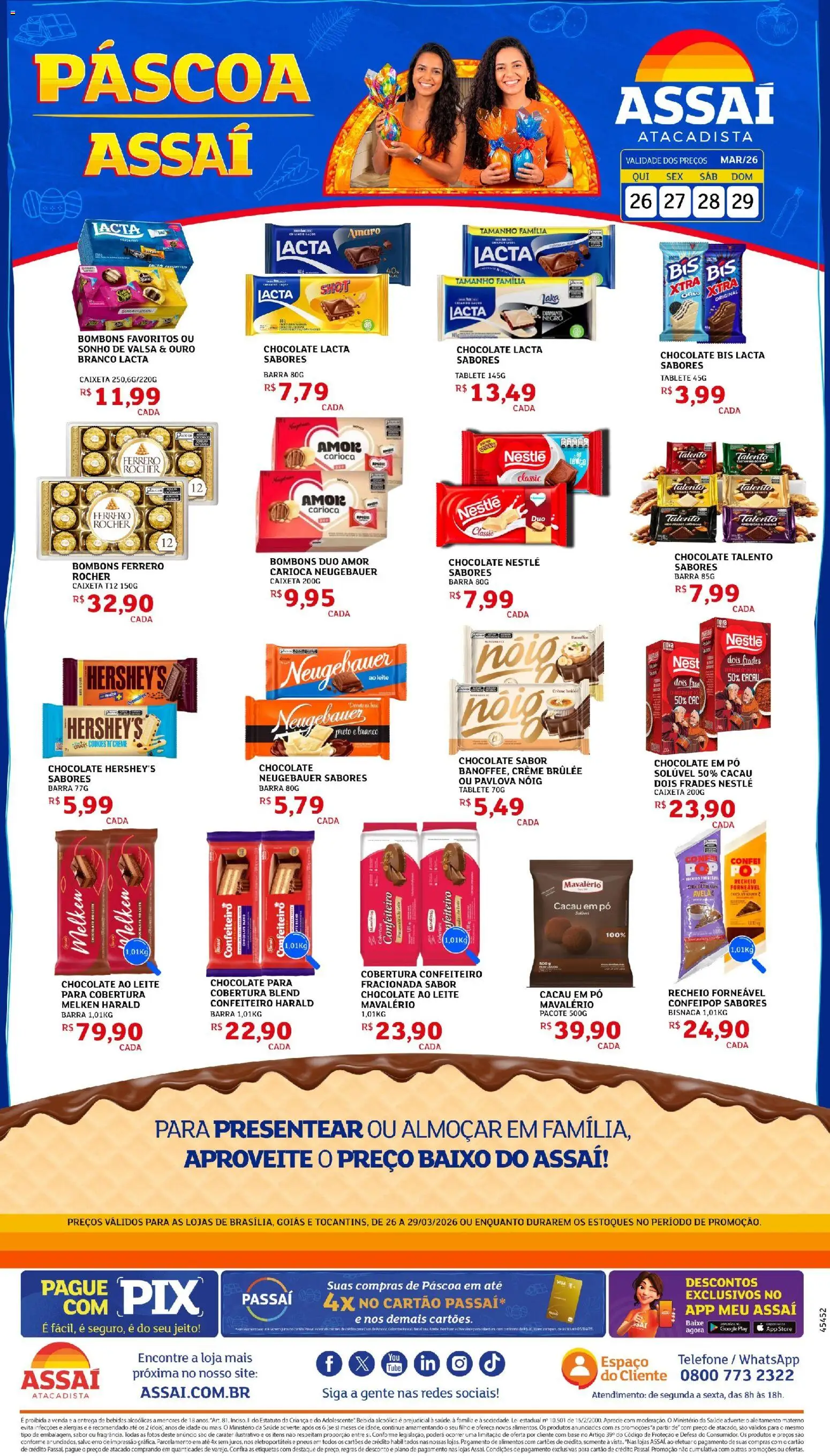 Pré-Visualização do folheto "Assaí Atacadista ofertas - DF" da loja Assaí Atacadista válido a partir de 26/03/2026