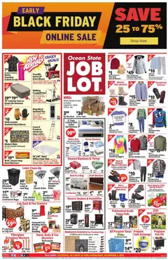 Ad Preview of Ocean State Job Lot Black Friday from 10/30/2025