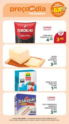 Pré-Visualização do folheto "Ofertas da semana" da loja Supermercado Guanabara válido a partir de 23/01/2026