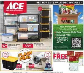 Ad Preview of ACE Hardware Weekly Ad from 12/26/2025