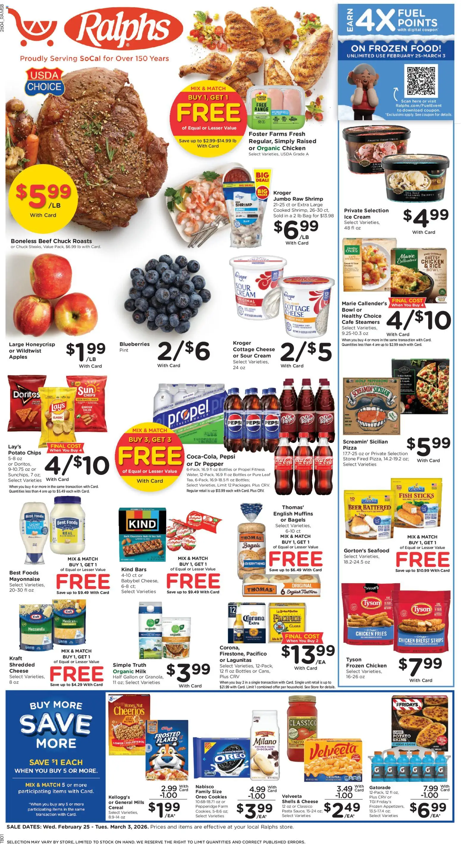 Ad Preview of Ralphs Weekly Ad from 02/25/2026