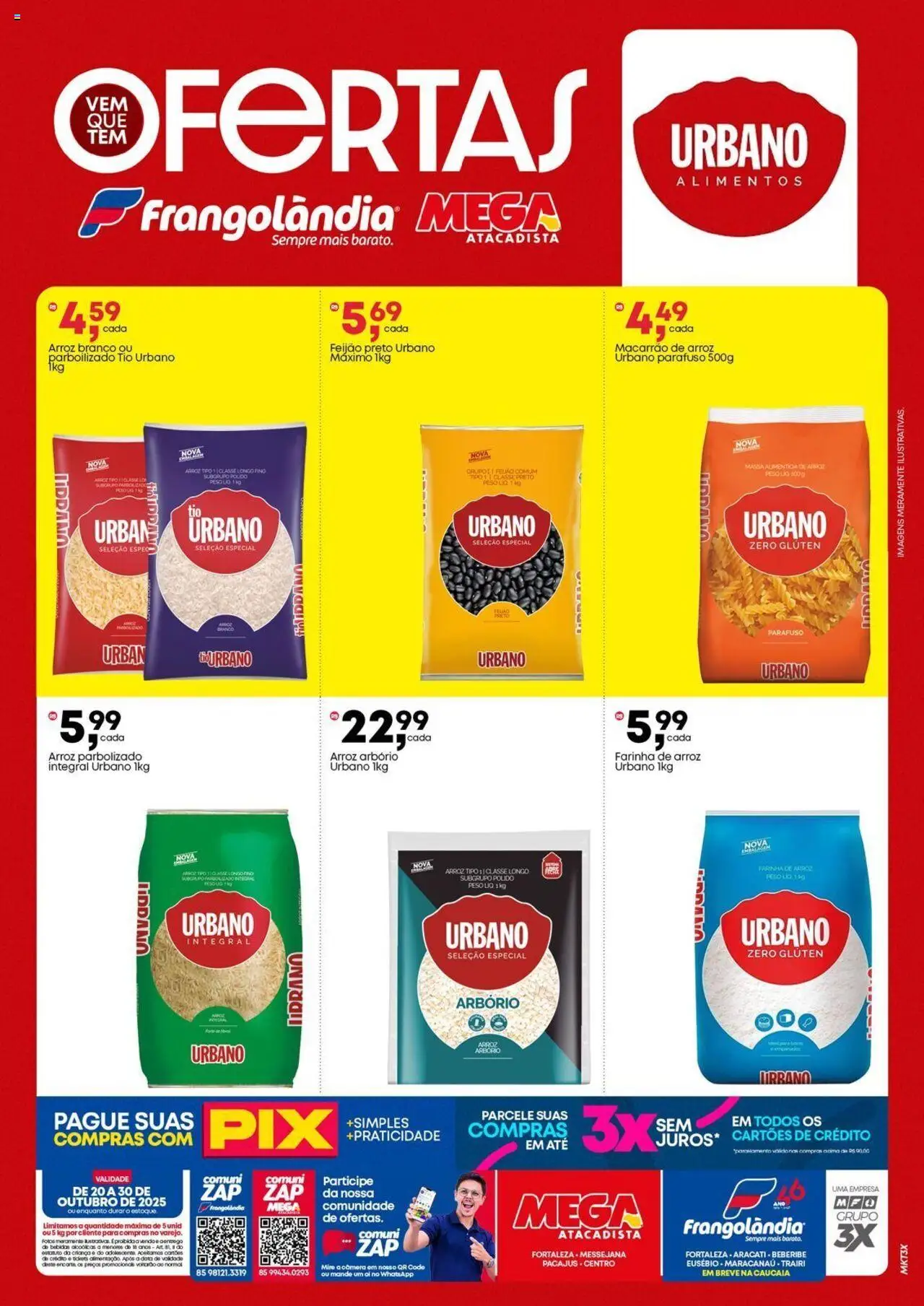 Frangolândia folheto "Ofertas Urbano" válido a partir de 20/10/2025 - número de página 1