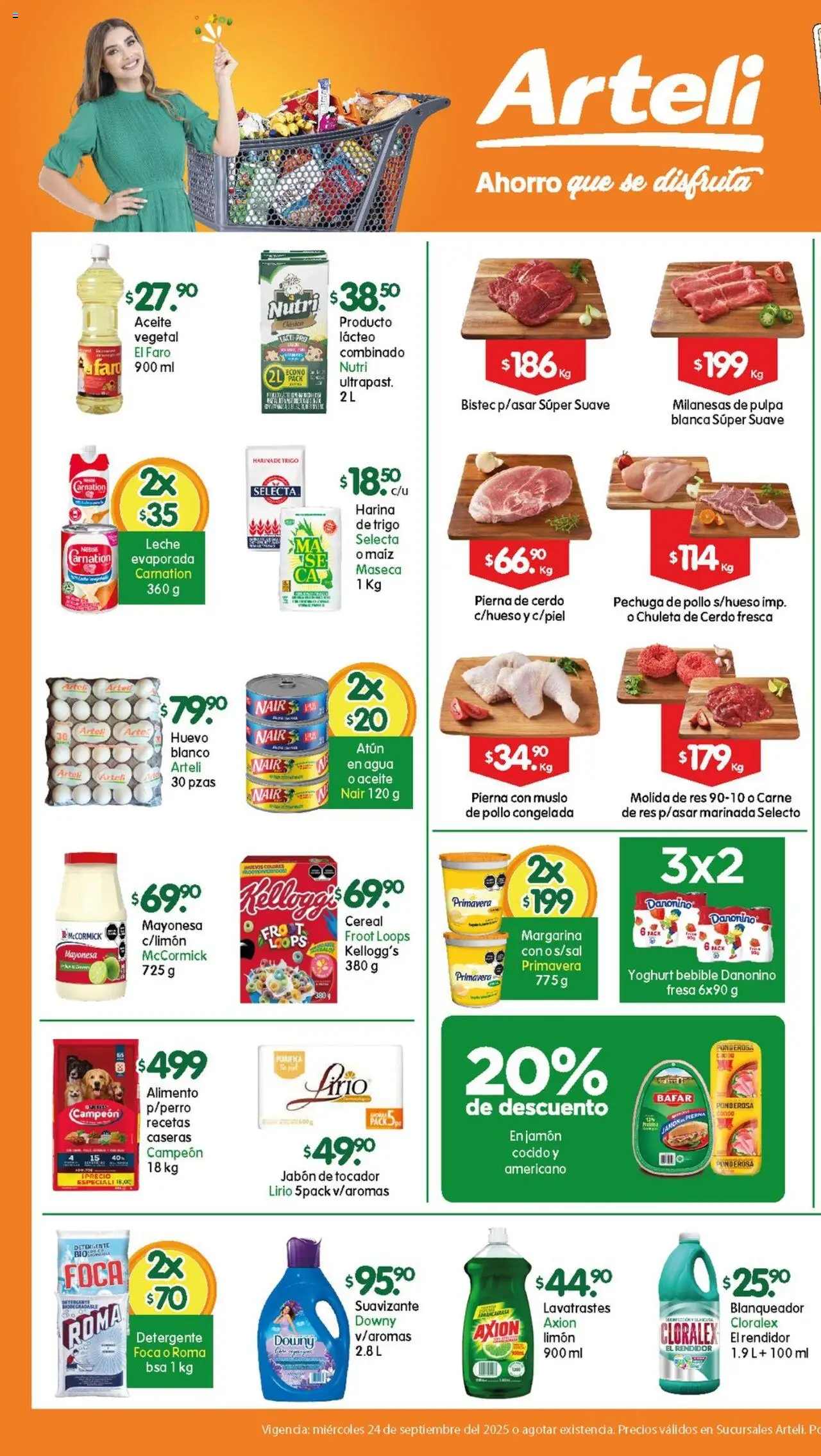 Prensa Valles Arteli y sus promociones válidas desde el 24/09/2025 - Número de página 1