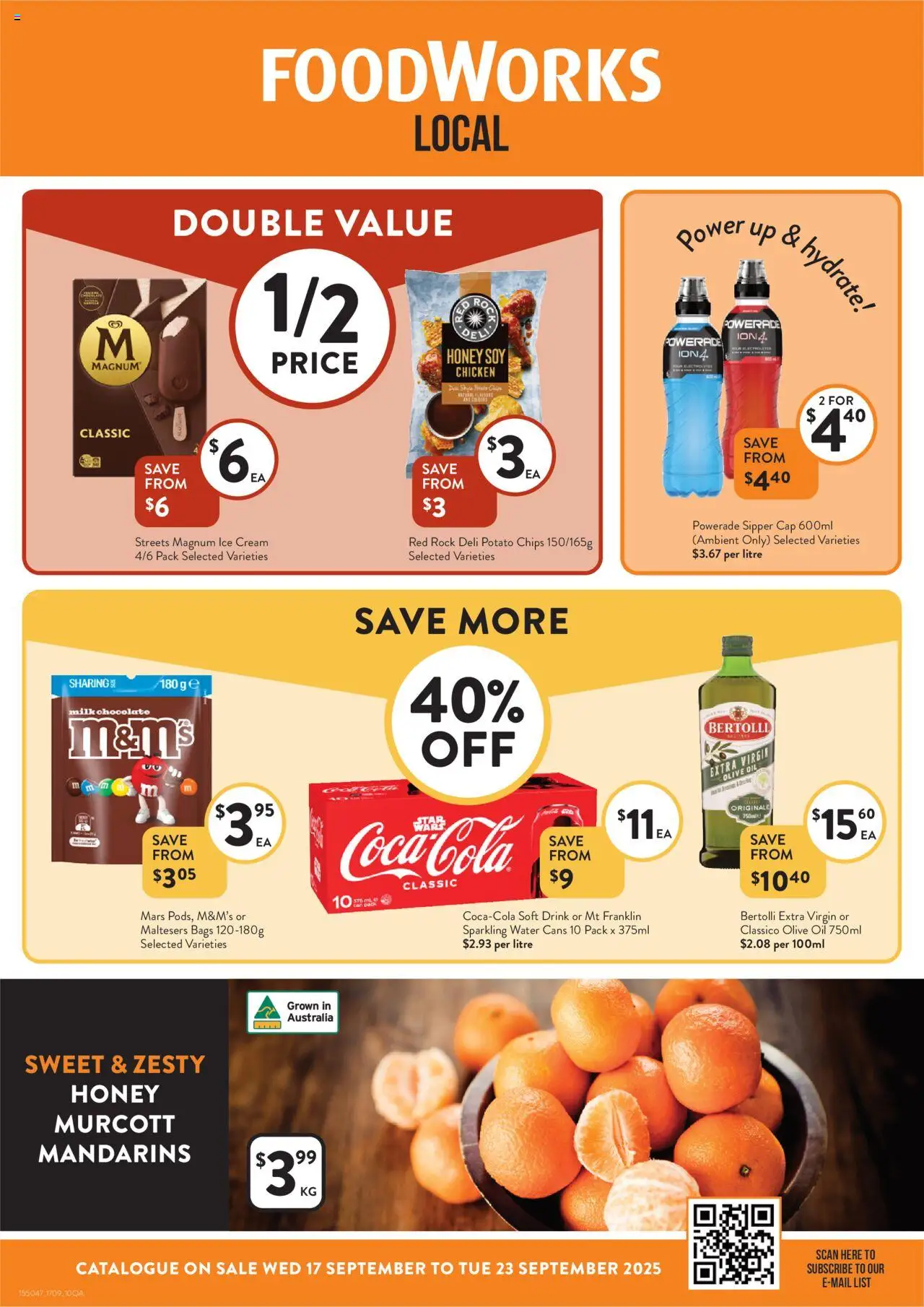 Foodworks catalogue valid from 17/09/2025 - page 1