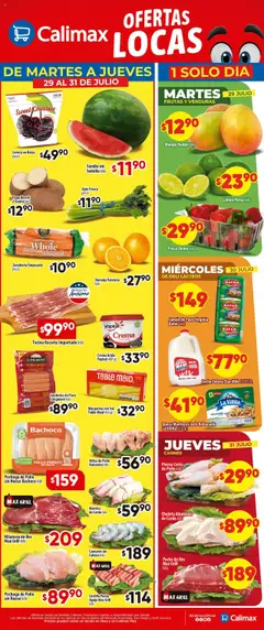Vista previa las ofertas de la tienda Calimax - Folleto Martes a Jueves desde el 29/07/2025 