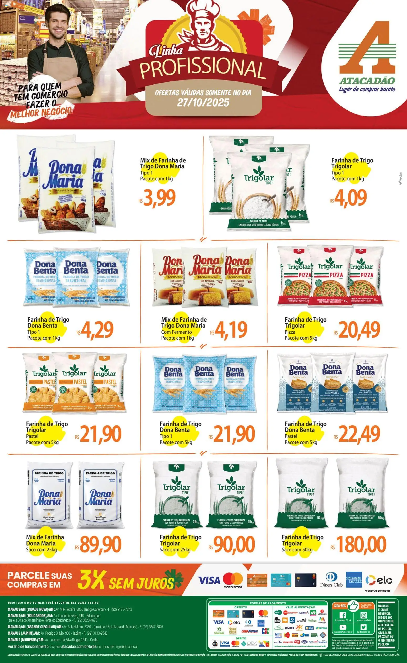 Atacadão folheto "Ofertas - AM" válido a partir de 27/10/2025 - número de página 1