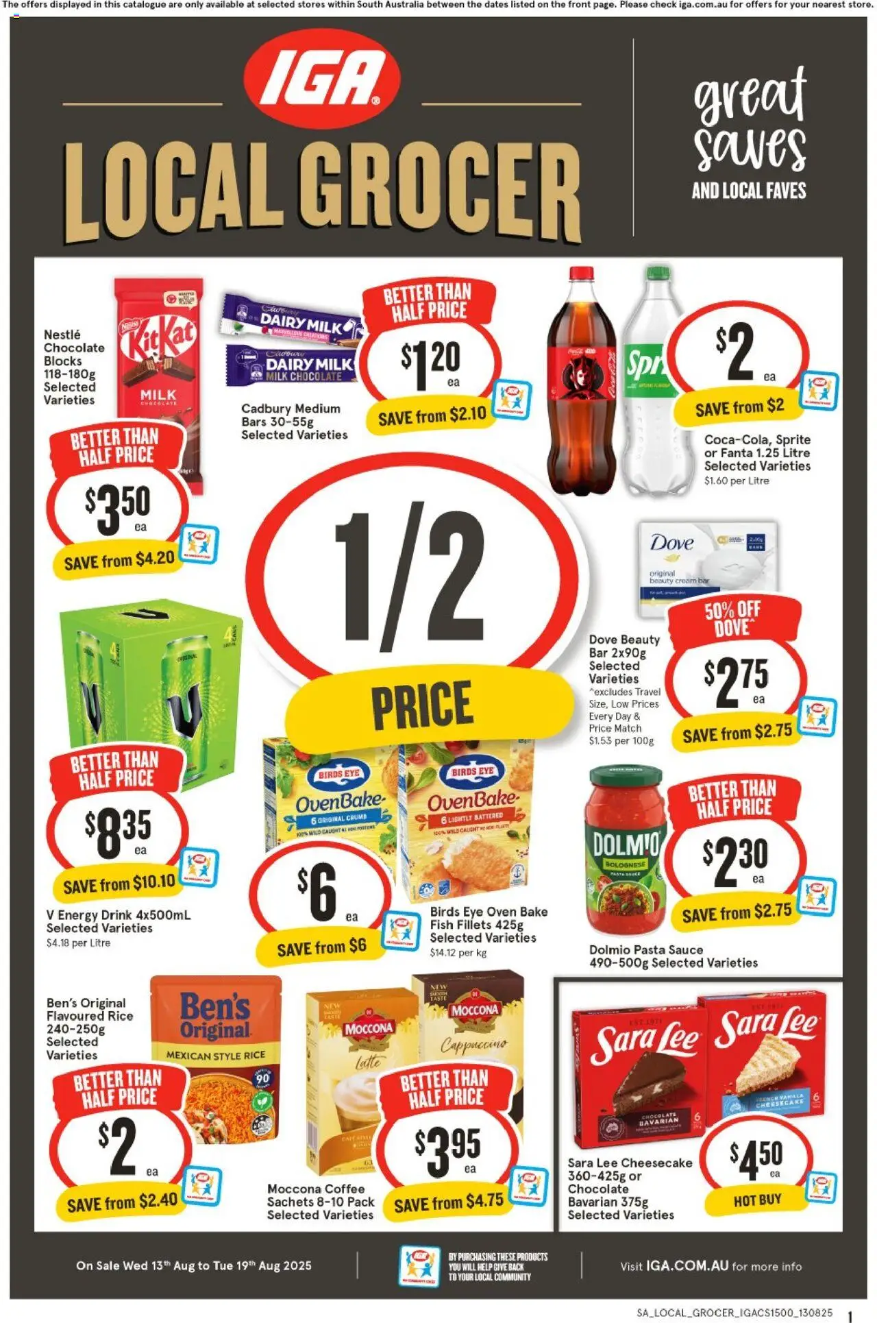IGA catalogue valid from 13/08/2025 - page 1