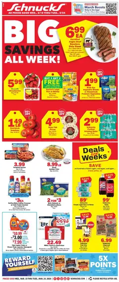 Ad Preview of Schnucks Schnucks Weekly Print Ad - IN from 03/18/2026