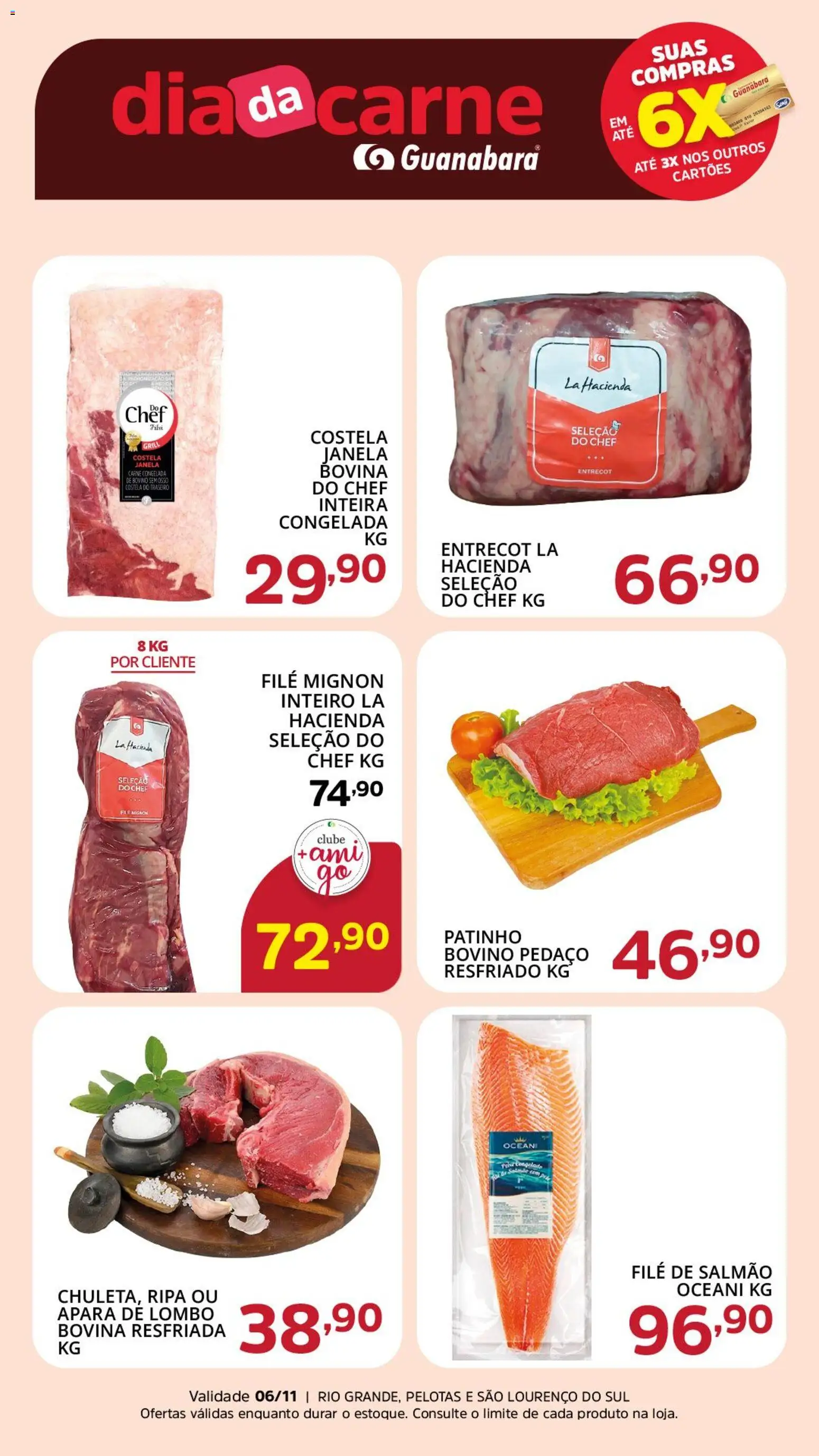 Pré-Visualização do folheto "Ofertas da semana" da loja Supermercado Guanabara válido a partir de 06/11/2025