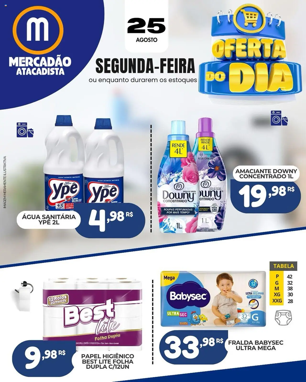 Mercadão Atacadista folheto "Ofertas do Dia" válido a partir de 25/08/2025 - número de página 1
