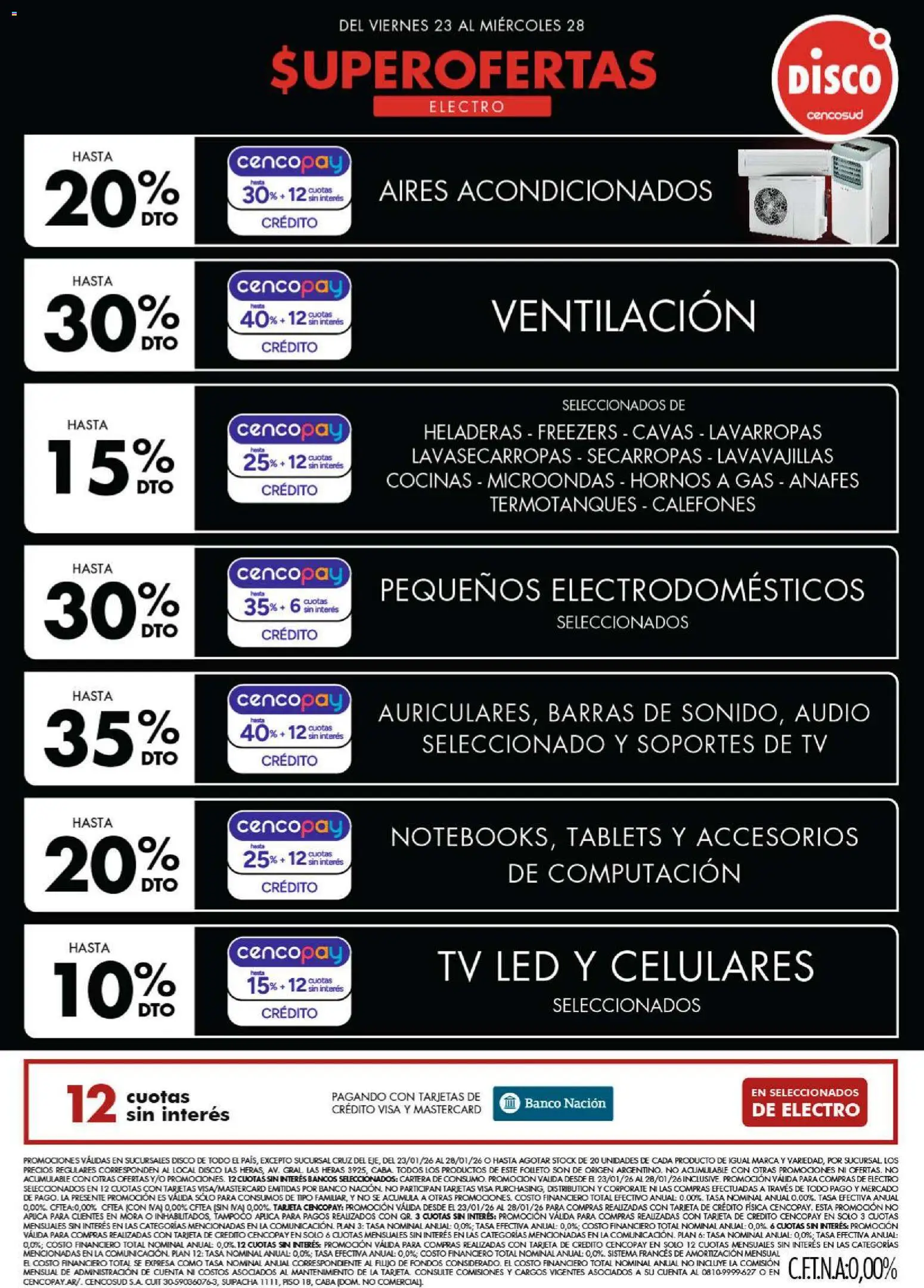 Vista previa del folleto de la tienda Disco válido desde el 23/01/2026 