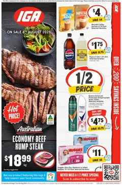 Preview of catalogue Catalogue VIC from shop IGA valid 06/08/2025