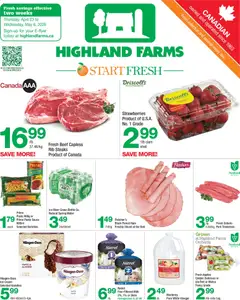 Un aperçu du dépliant Highland Farms weekly flyer / circulaire du magasin Highland Farms est valide à partir 23 avr. 2026
