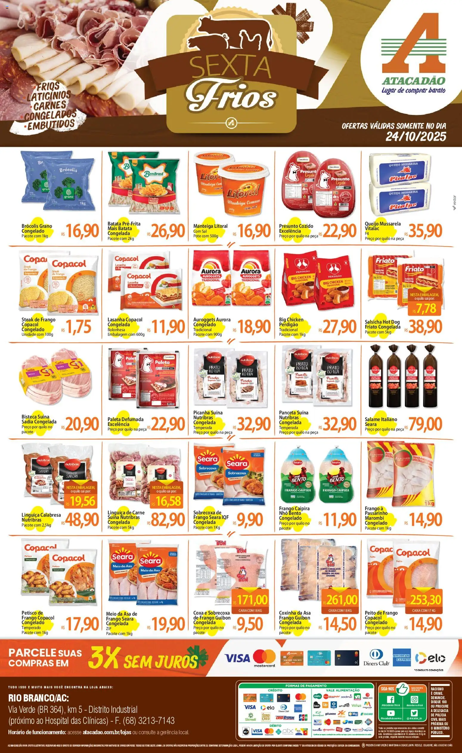 Atacadão folheto "Ofertas - AC" válido a partir de 24/10/2025 - número de página 1