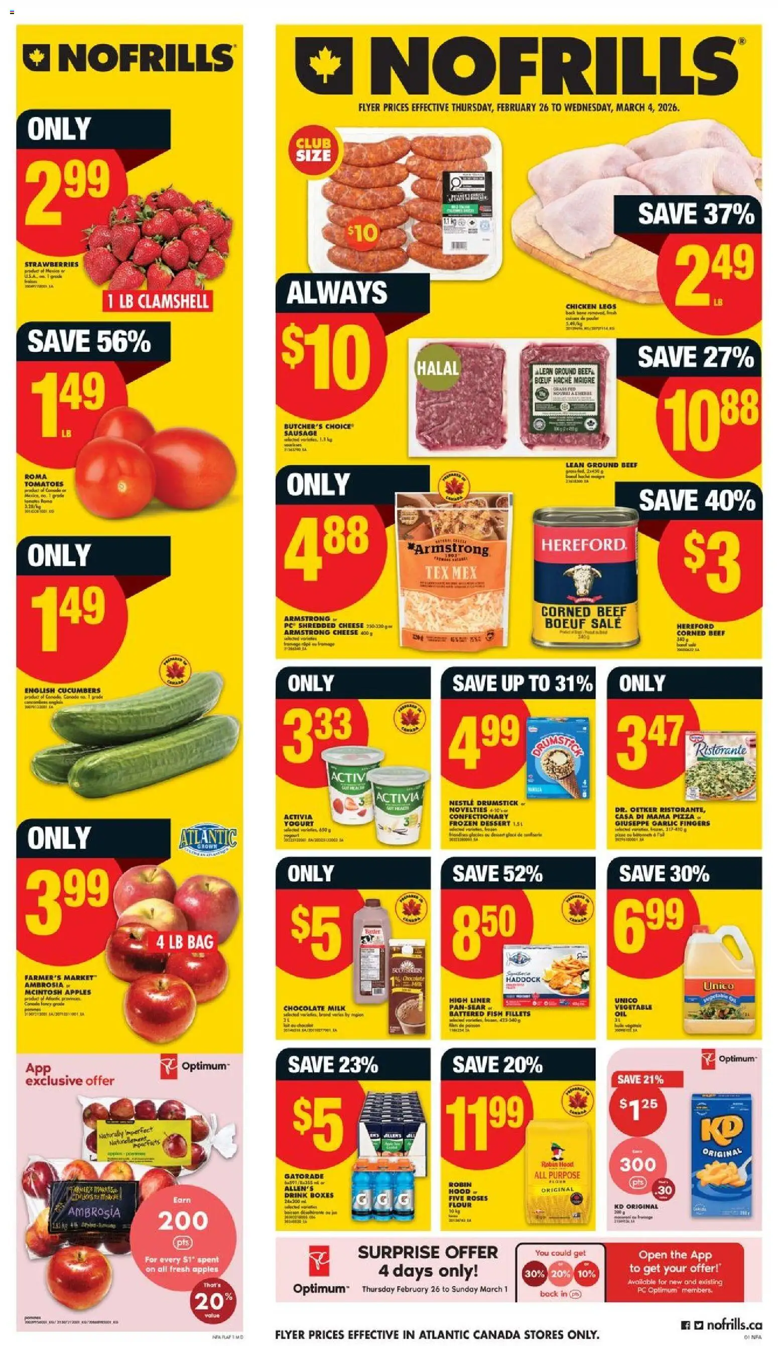 Preview of leaflet Weekly Flyer - NS from shop No Frills is valid from Feb 26, 2026